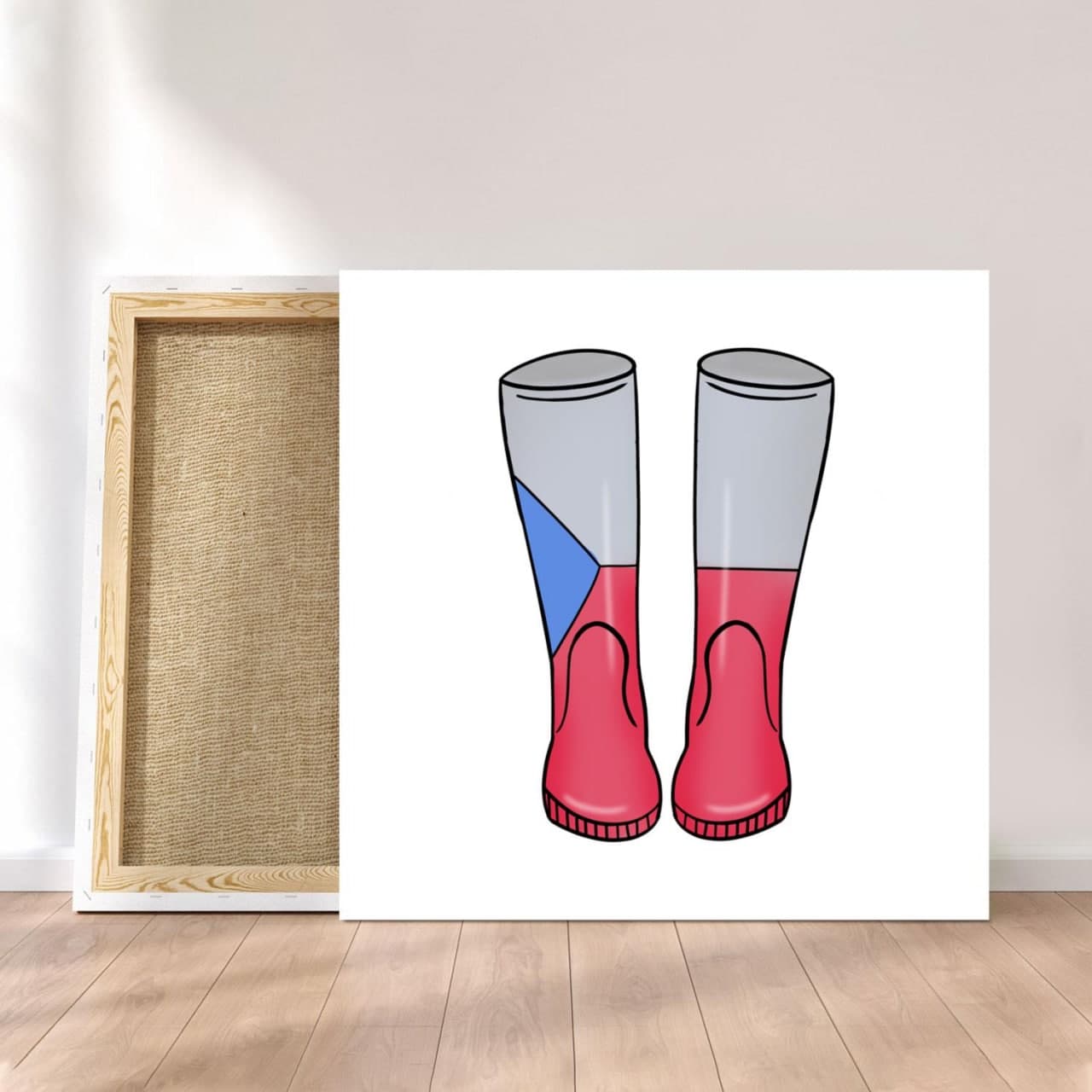 Customized Canvas Poster Wall Art Czech Boots Style