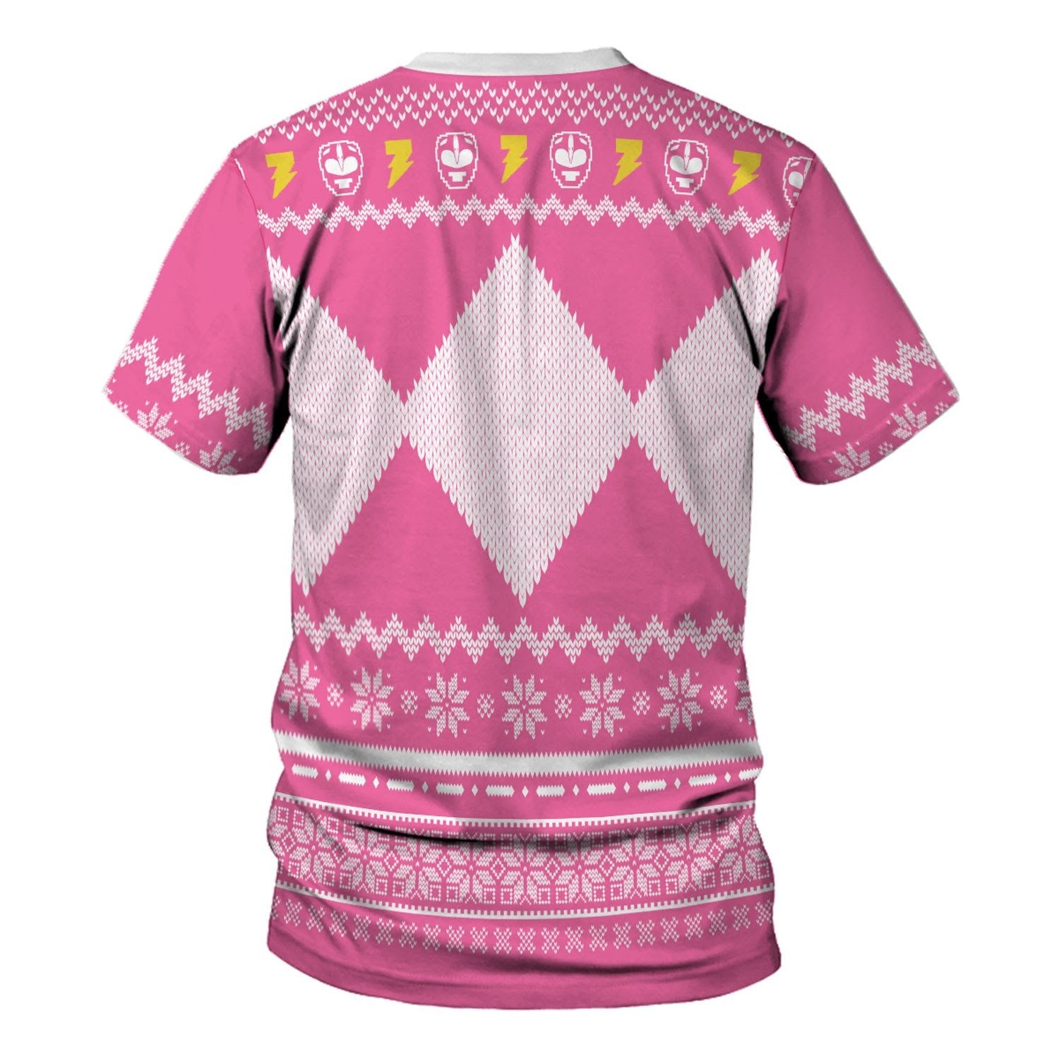 HumansBold Pink Power Rangers Tops
