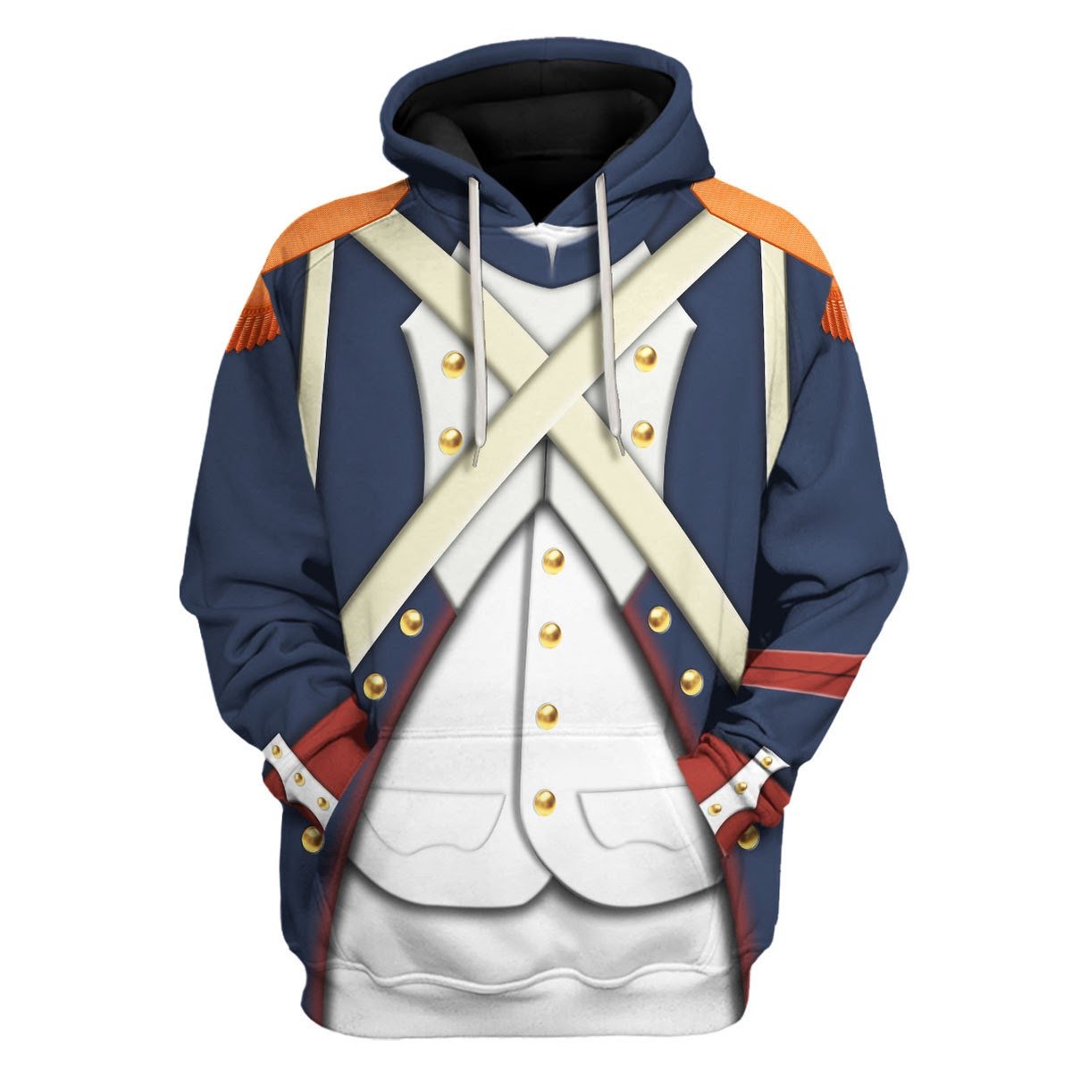 French Imperial Guard Grenadier Fleece Hoodie / S Qm1424