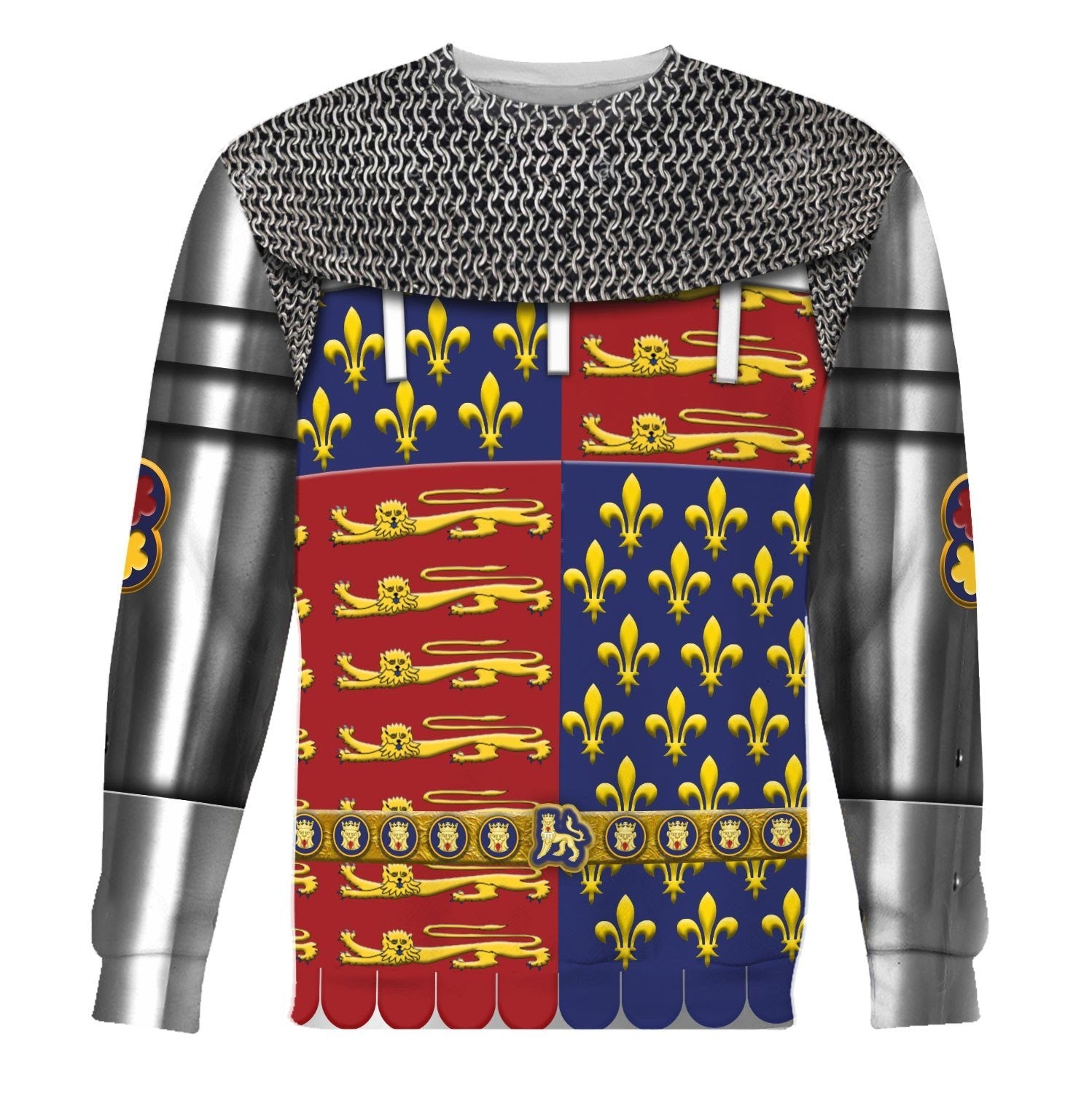 Edward The Black Prince Armor Fleece Long Sleeves