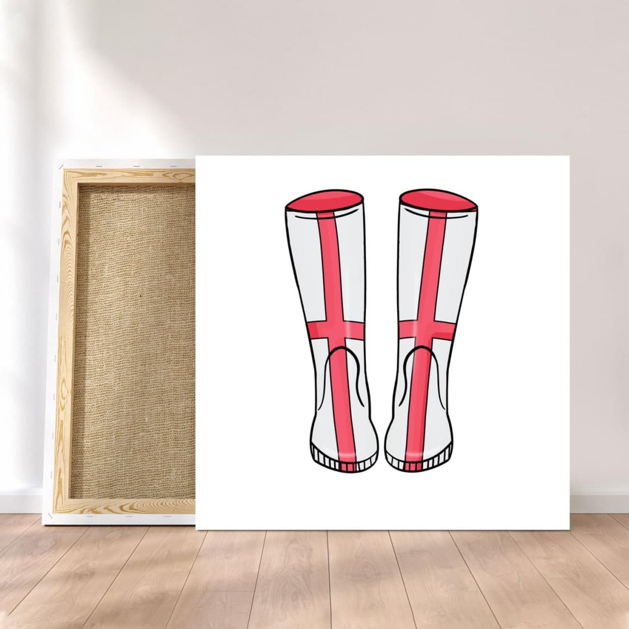 Customized Canvas Poster Wall Art England Boots Style