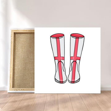 Customized Canvas Poster Wall Art England Boots Style