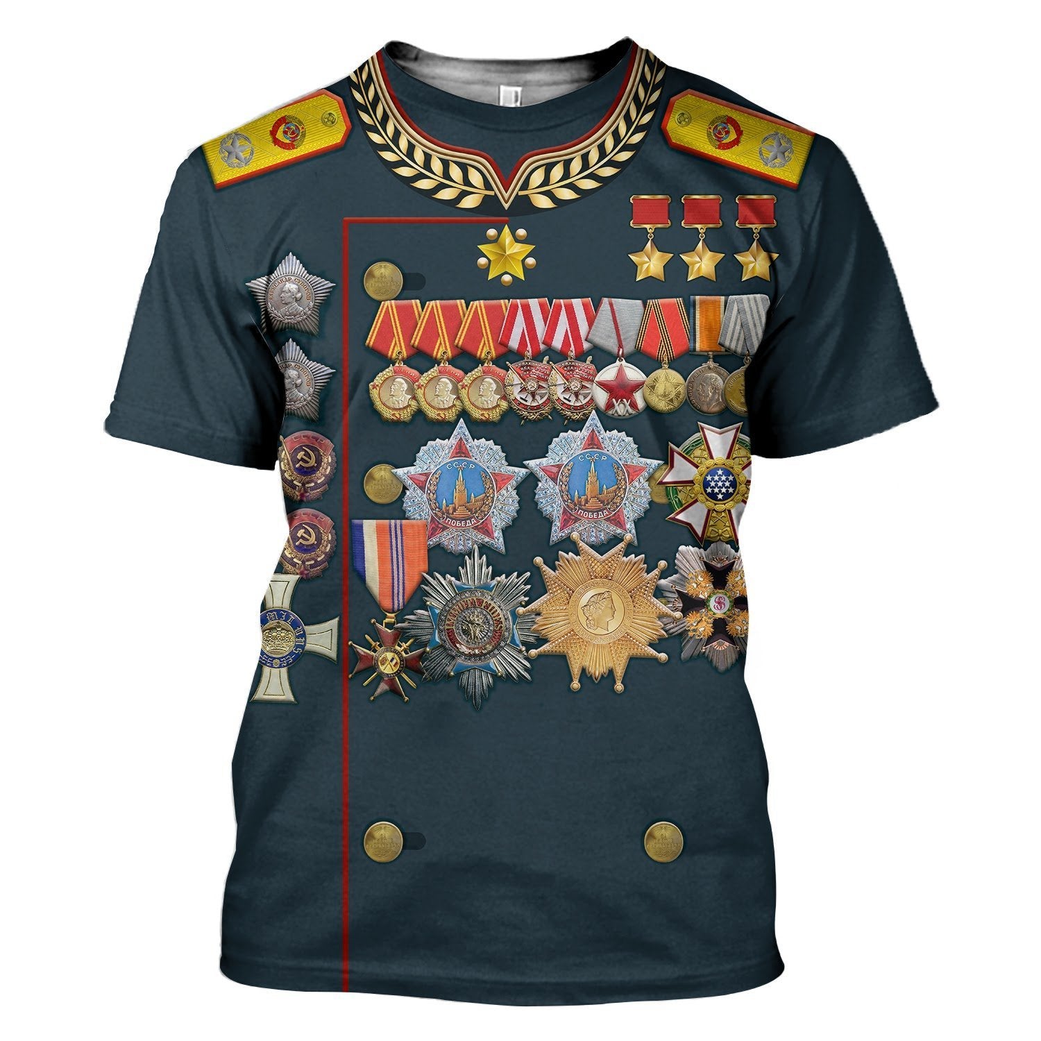 Georgy Konstantinovich Zhukov World War II Soviet General T-Shirt