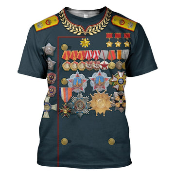 Georgy Konstantinovich Zhukov World War II Soviet General T-Shirt