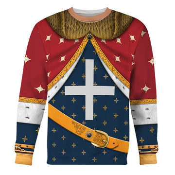 Richard I of England  The Lionhearted Fleece Long Sleeves