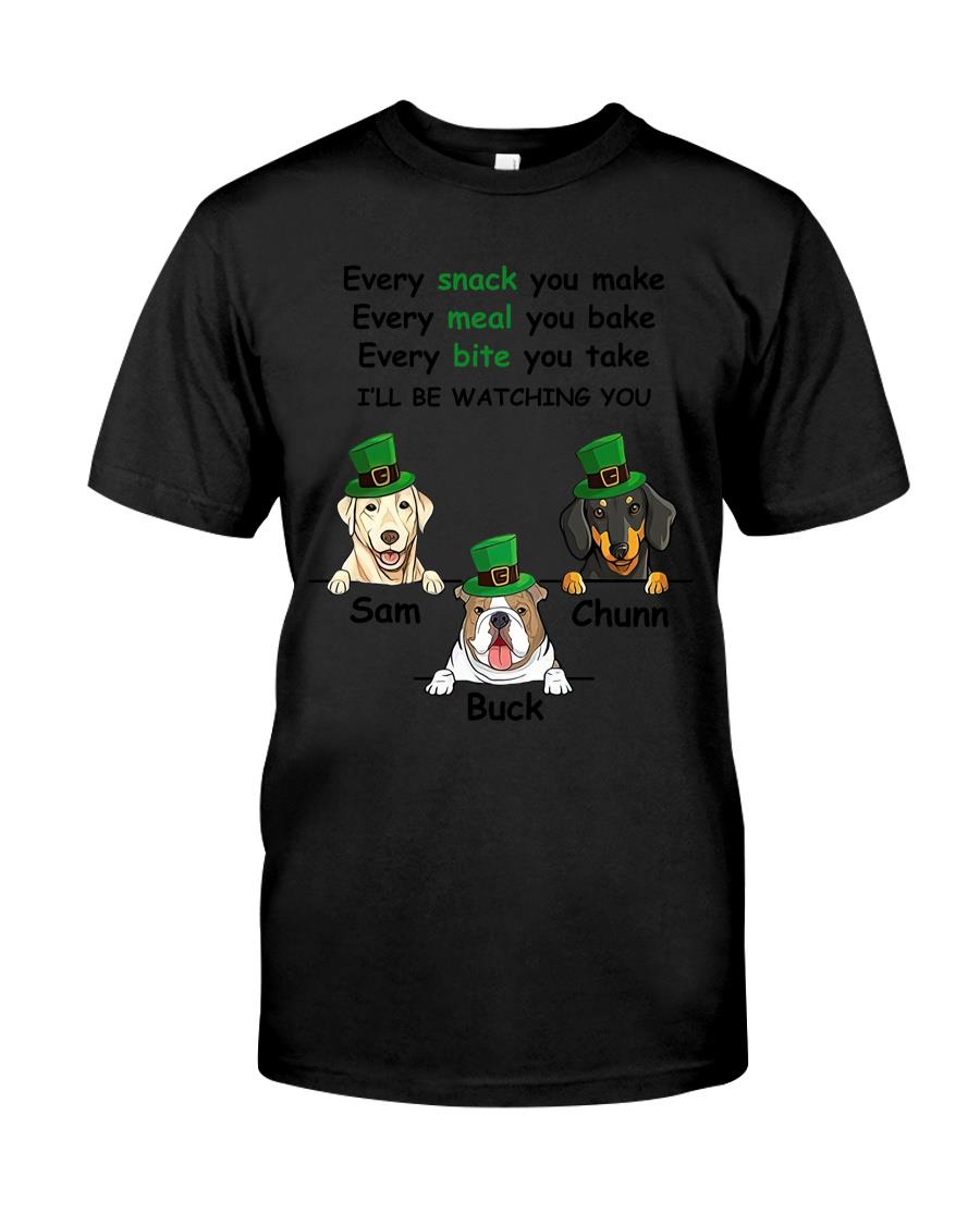 Customized Dogs Photo 2D T-Shirt  Every Snack You Make