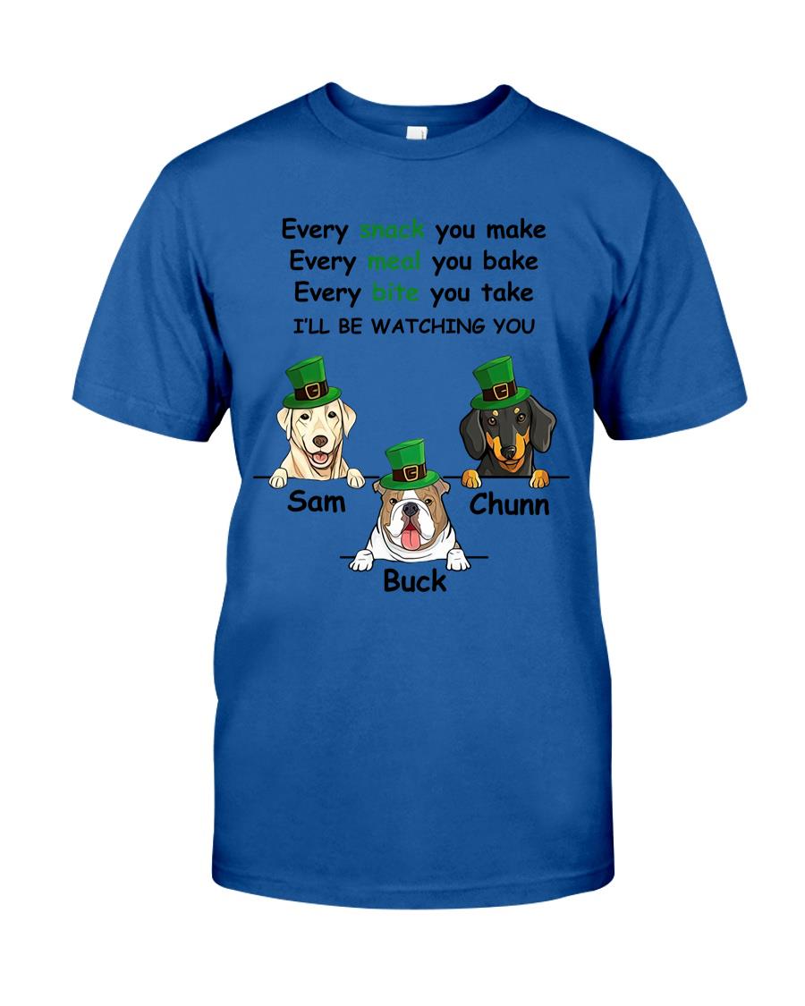 Customized Dogs Photo 2D T-Shirt  Every Snack You Make