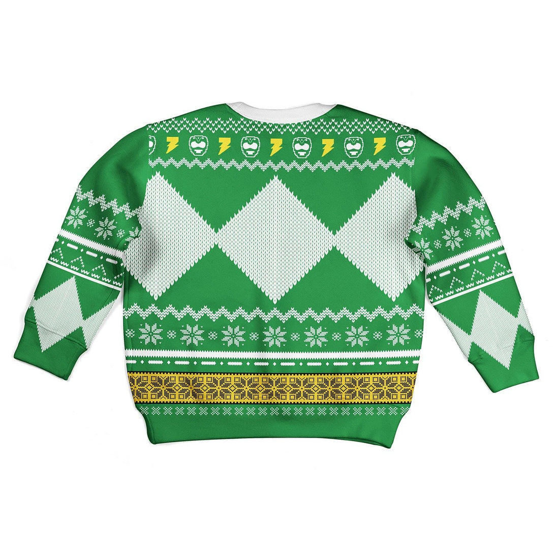 Gearhomies 3D Sweatshirt Green MightyMorphin