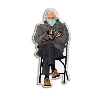 Bernie Meme Stuffed Pillow