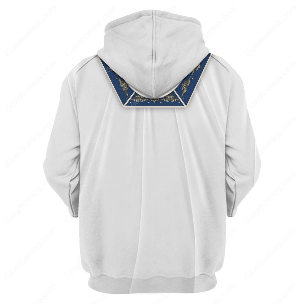 Tracksuit Tops Pullover Sweatshirt Pope Francis in White Liturgical Vestments 3D Apparel