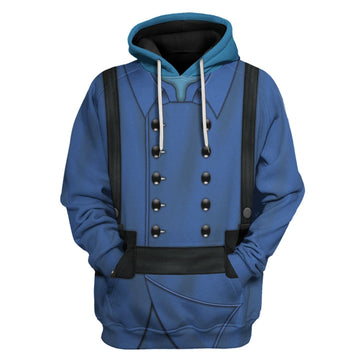 World War 1 Uniform French Soldiers Vn195 Fleece Hoodie / S