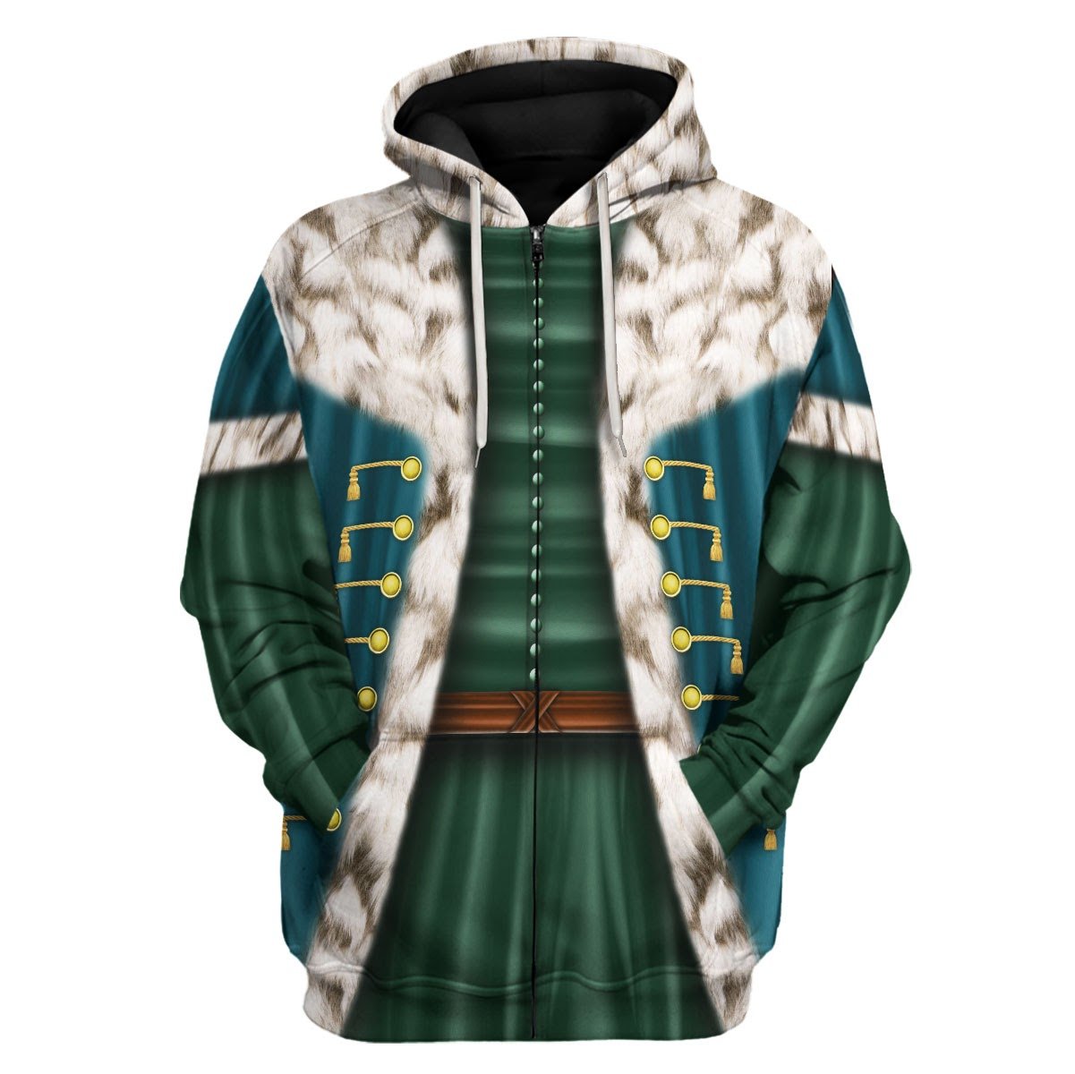 Vn430 Sultan Mehmed Ii Ottoman Empire Zip Hoodie / S