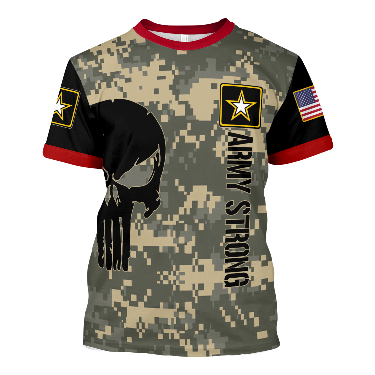 Customspig T-shirt US Army Jobs With Benefits Near Me Vintage Ghost Army WW2 Allied Unit 3D Apparel