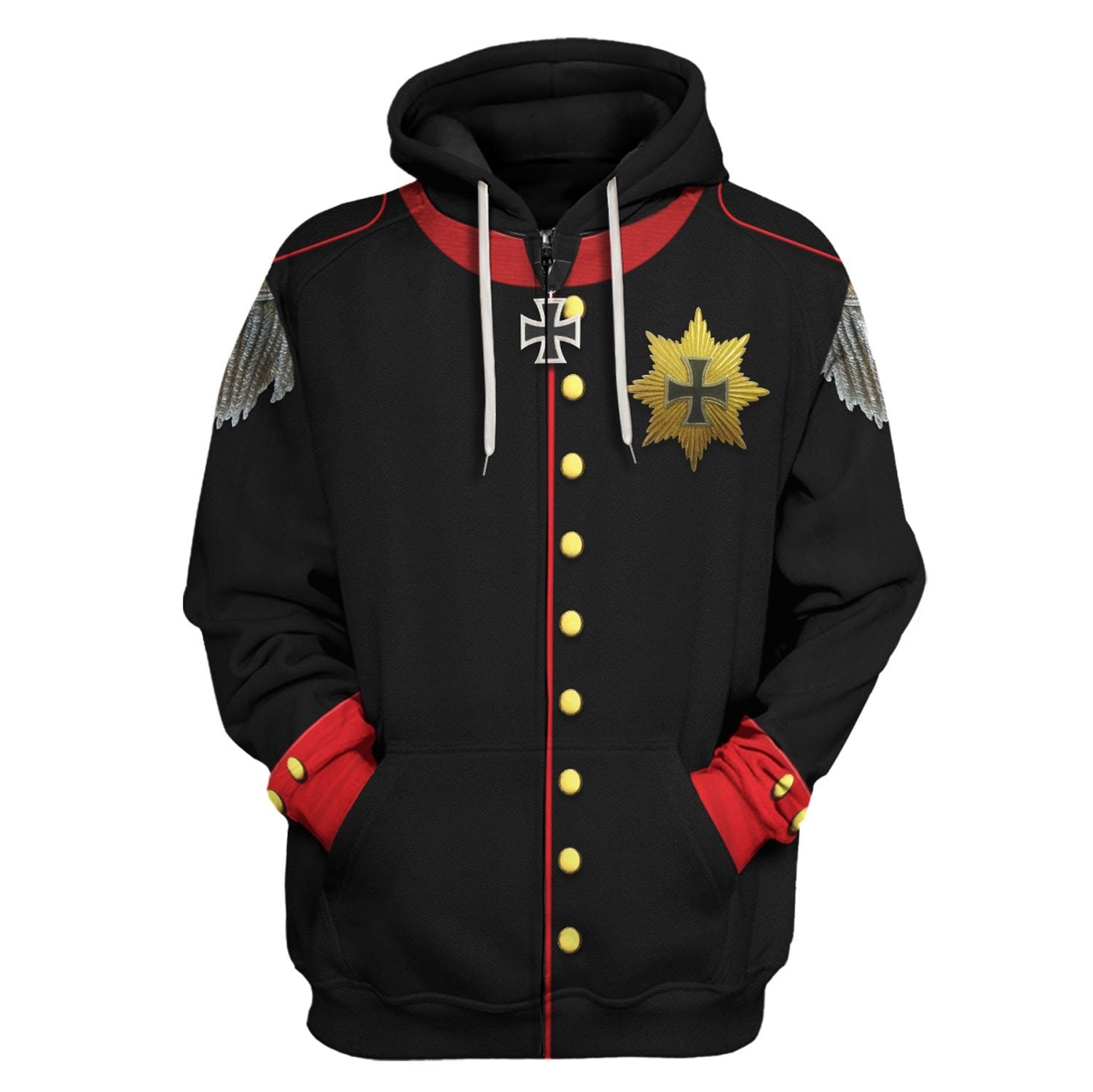 Gebhard Leberecht Von Bl?????cher Zip Hoodie / S Qm661