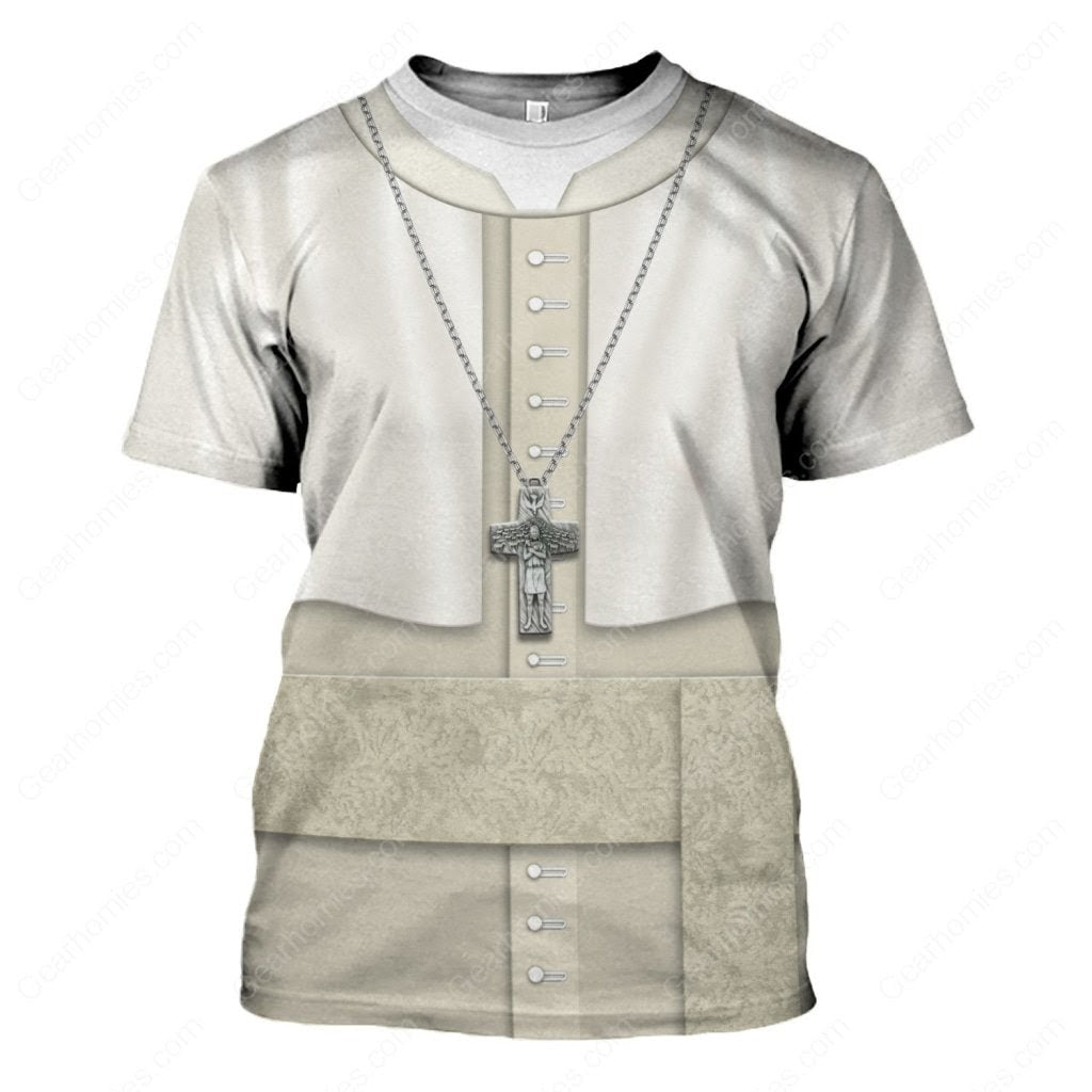 Tracksuit Tops Pullover Sweatshirt Pope Francis's Everyday Attire 3D Apparel