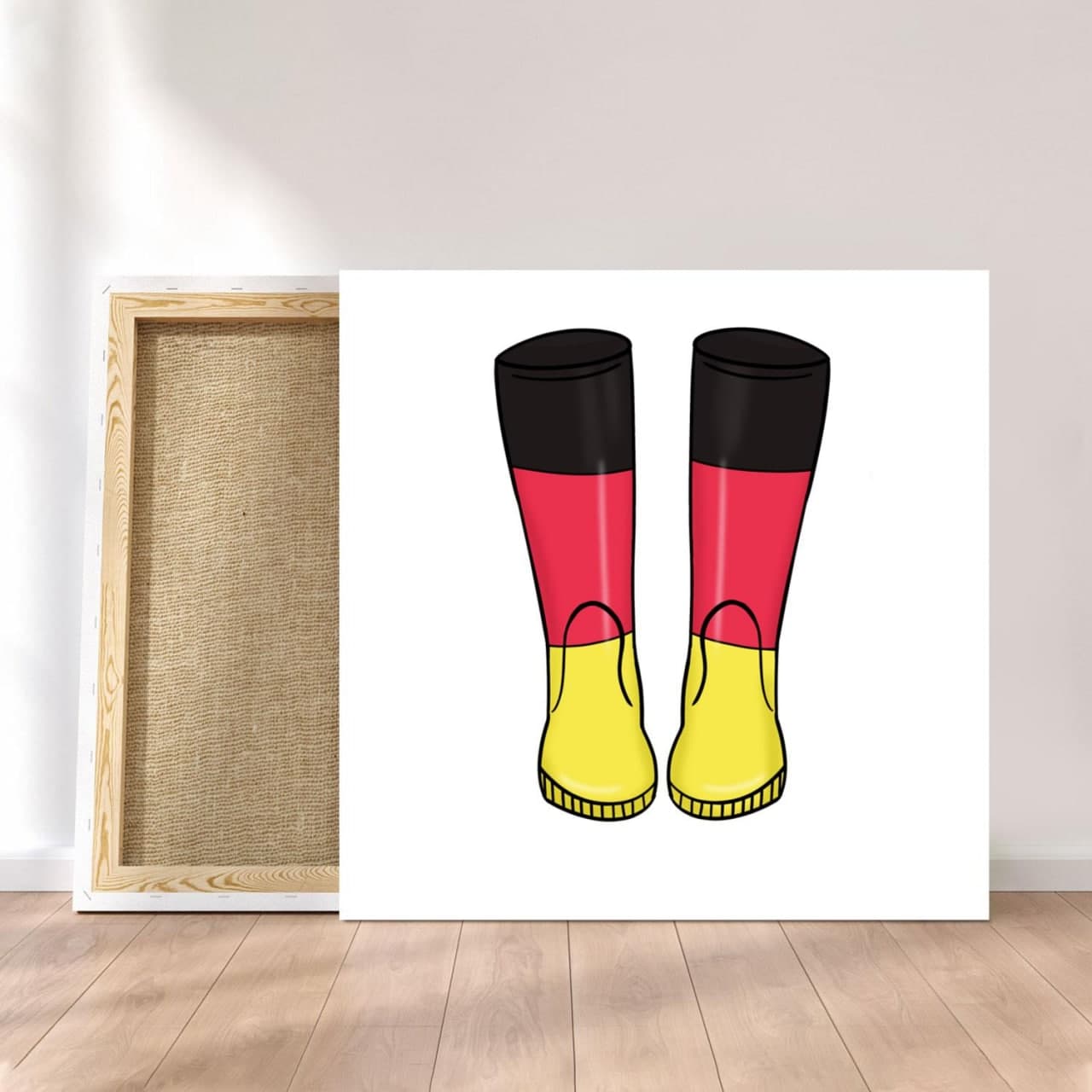 Customized Canvas Poster Wall Art Germany Boots Style