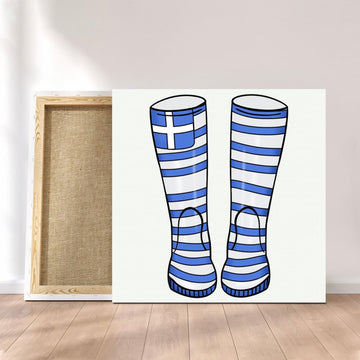 Customized Canvas Poster Wall Art Greece Boots Style