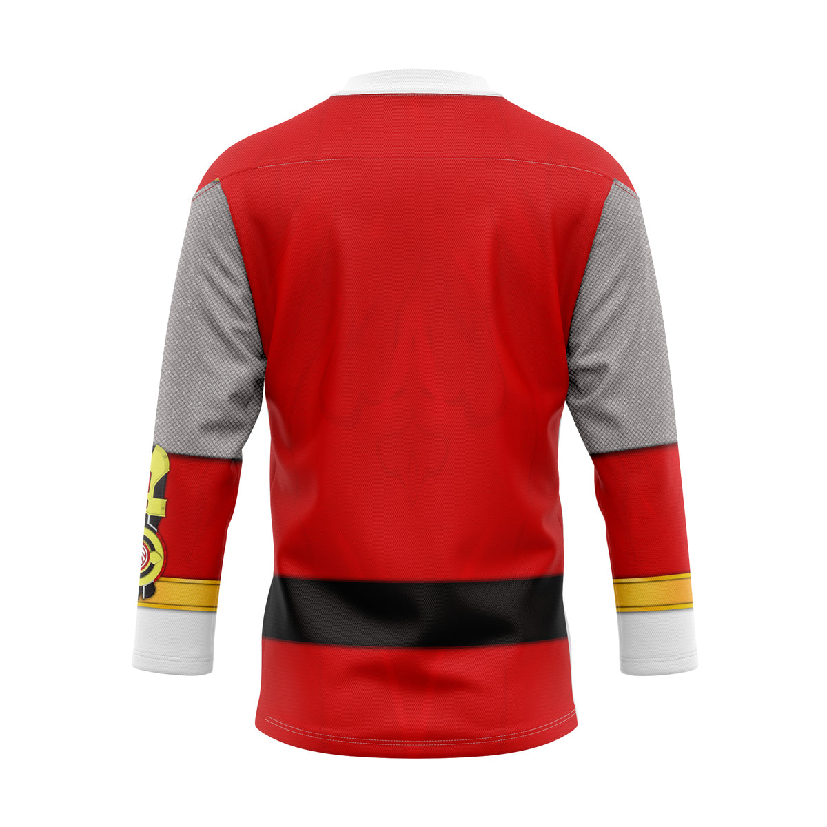 HumansBold Power Rangers Ninja Storm Red Ranger Hockey Jersey
