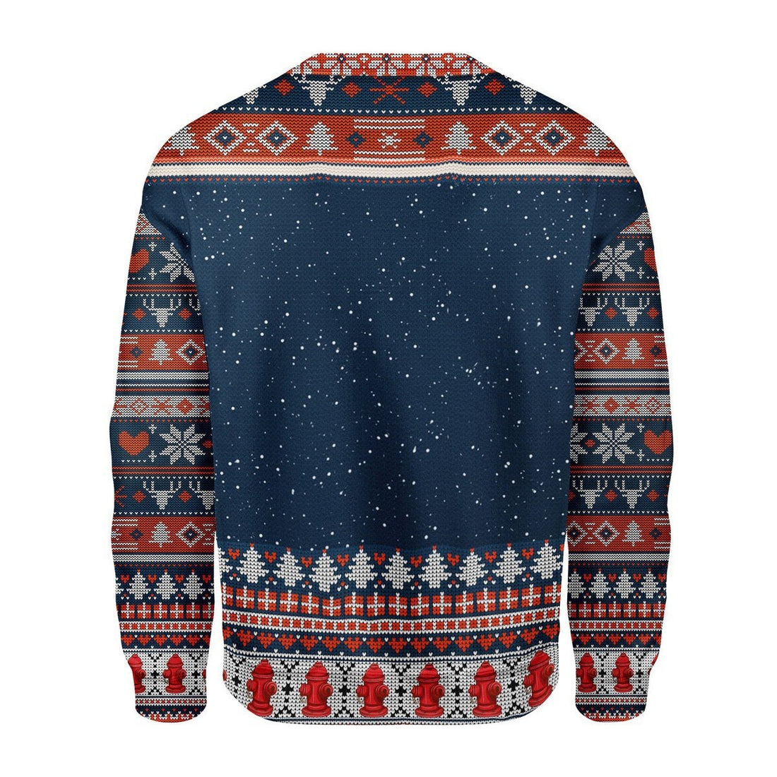 Gearhomies Christmas Unisex Sweater Firefighter Presents Ugly Christmas 3D Apparel