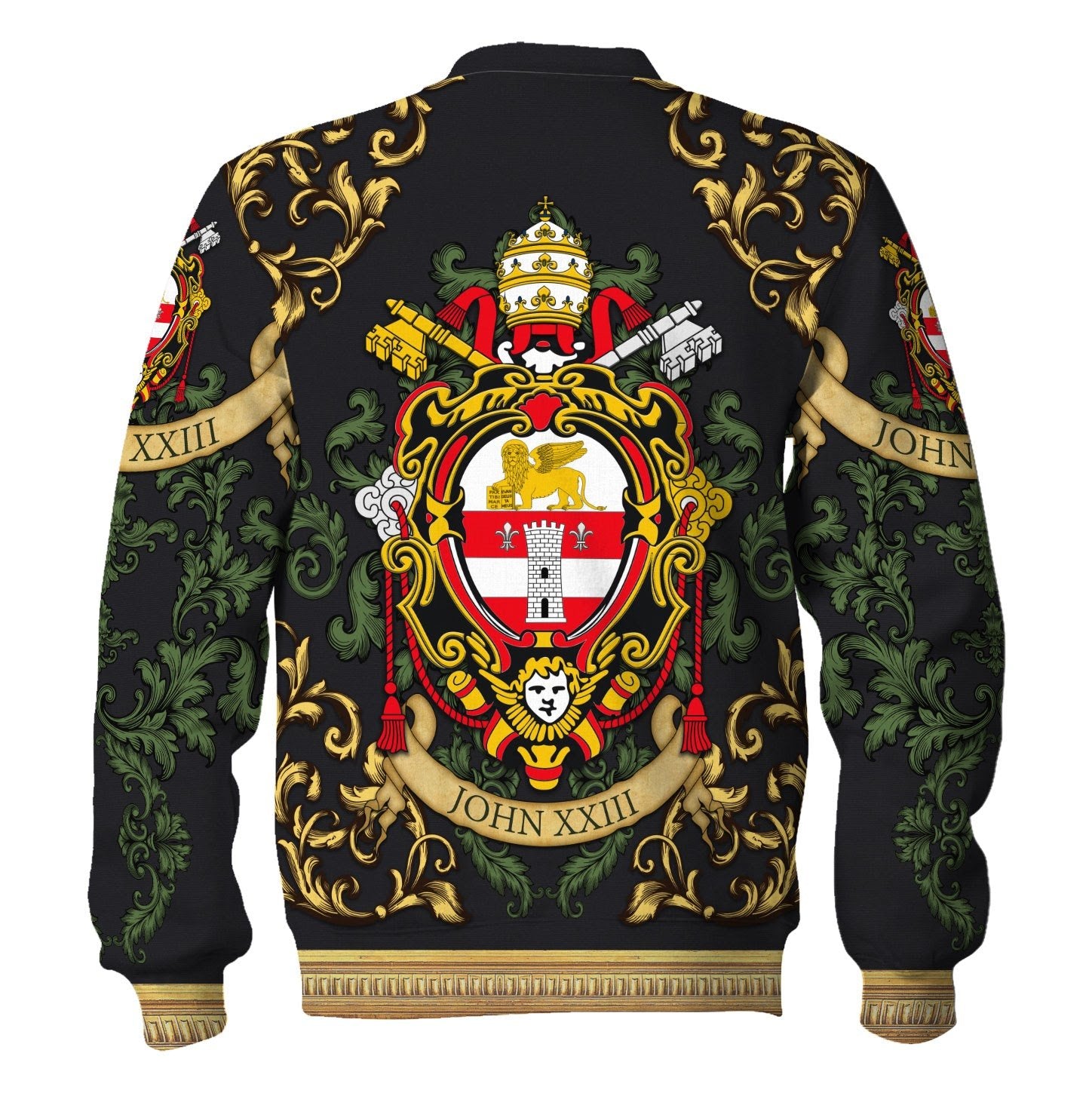 Customspig Unisex Tops Pullover Sweatshirt John XXIII Coat Of Arms 3D Apparel