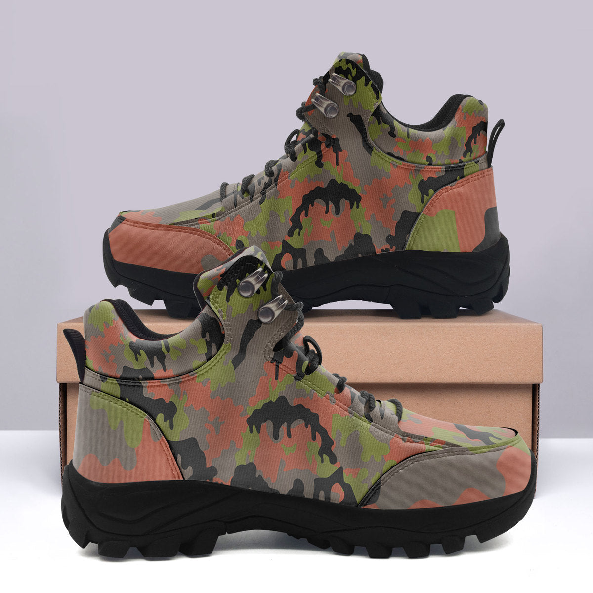 CustomsPig German World War 2 (WWII) Leibermuster CAMO Hiking Shoes
