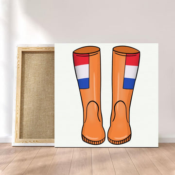 Customized Canvas Poster Wall Art Holland Boots Style