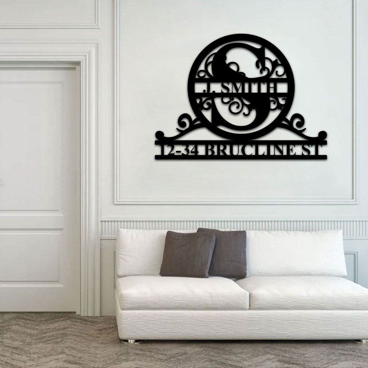 CustomsPig Custom Family Name Hanging Wall Art