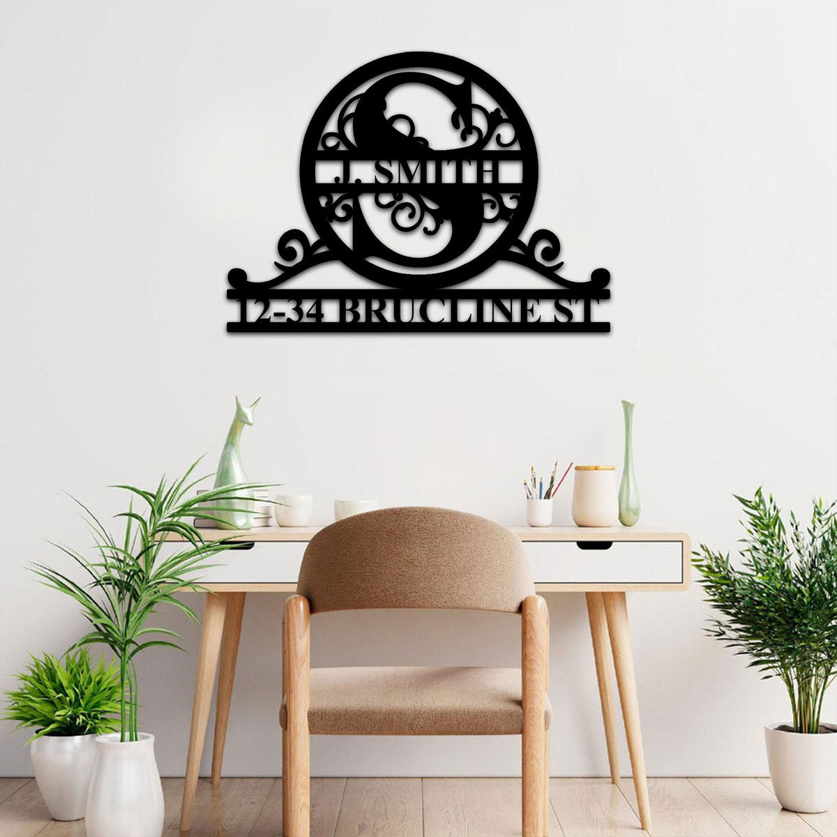 CustomsPig Custom Family Name Hanging Wall Art