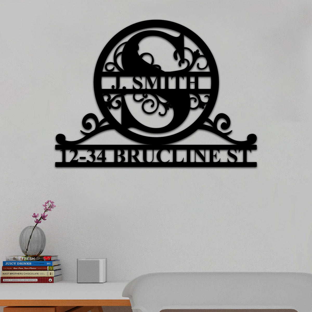 CustomsPig Custom Family Name Hanging Wall Art