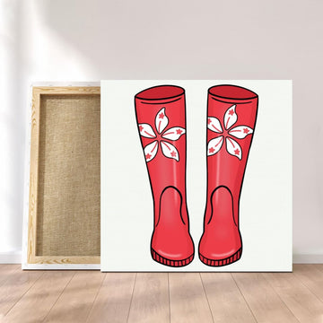 Customized Canvas Poster Wall Art Hong Kong New Boots Style
