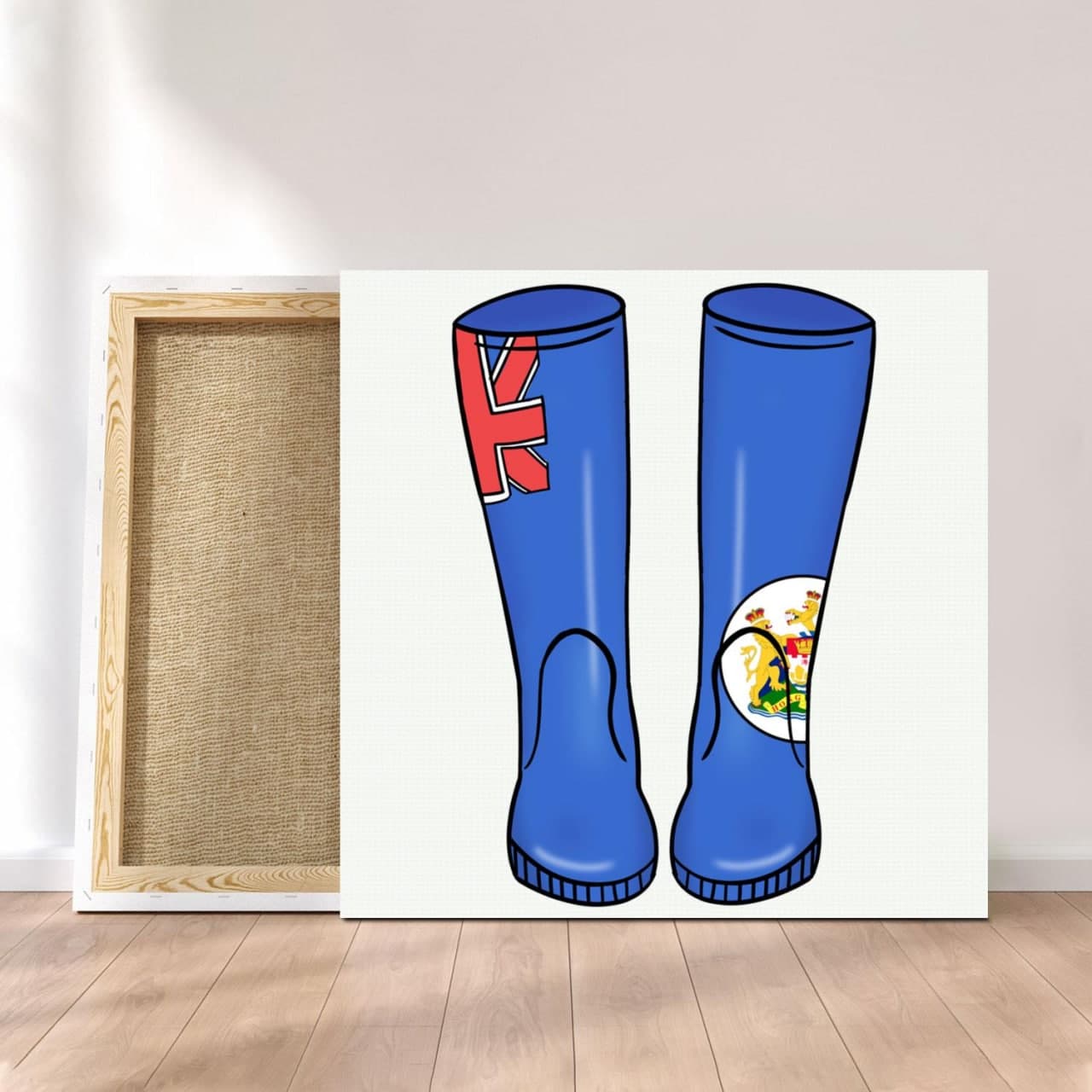 Customized Canvas Poster Wall Art Hong Kong Old Boots Style