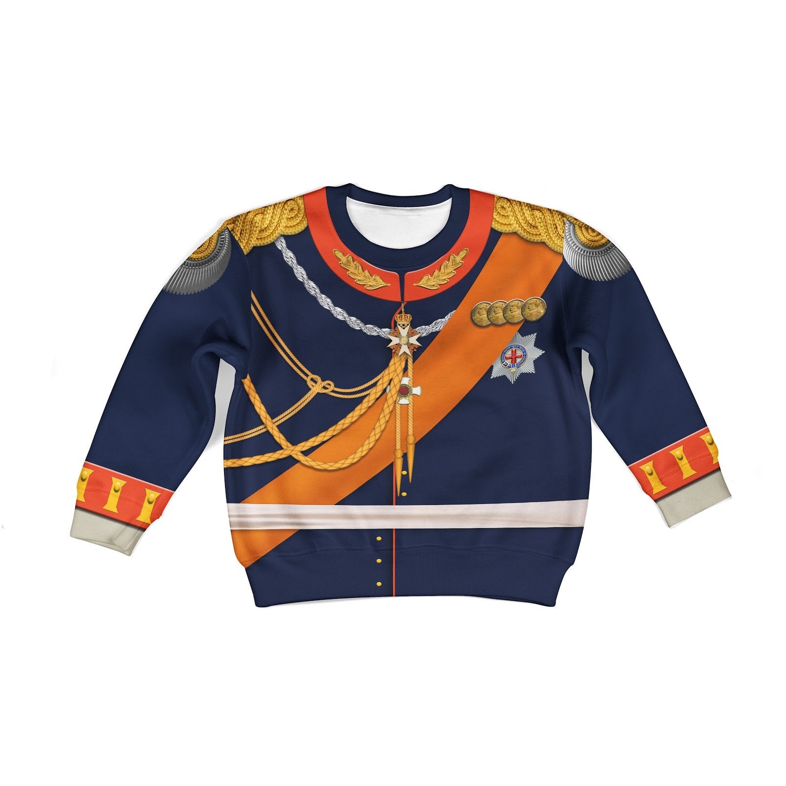 Wilhelm Ii German Emperor Kid Long Sleeves / 2Xs Qm1580