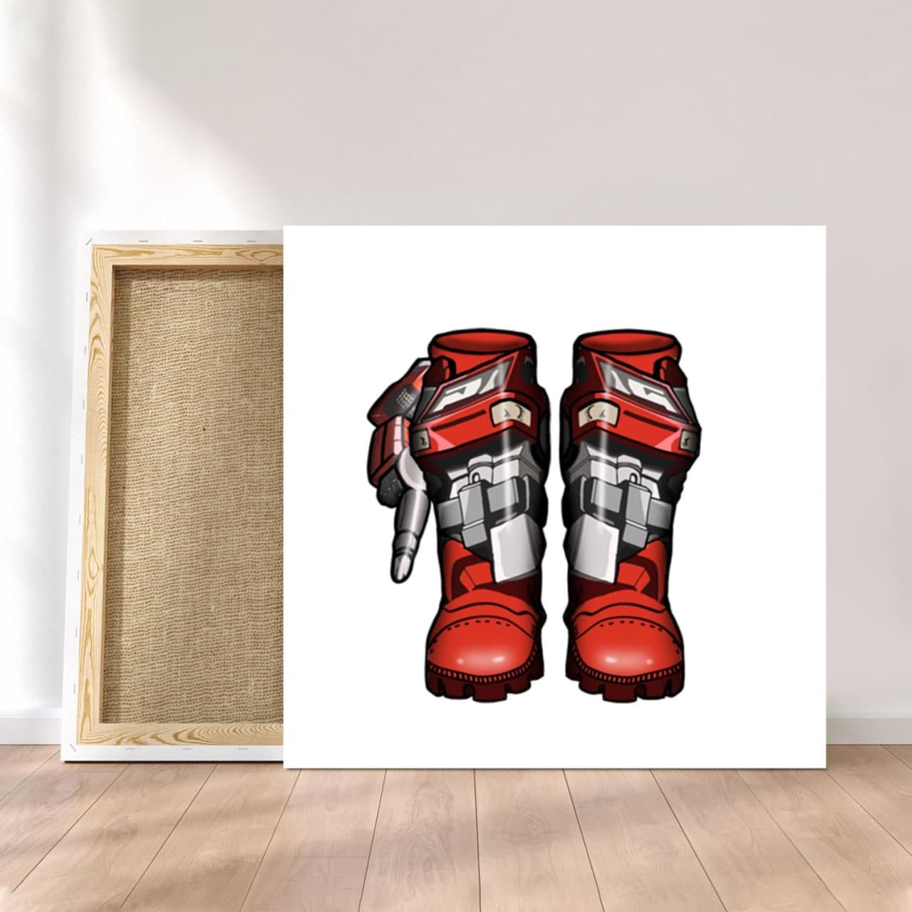 Customized Canvas Poster Wall Art Ironhide Transformers Boots Style