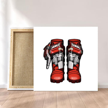 Customized Canvas Poster Wall Art Ironhide Transformers Boots Style
