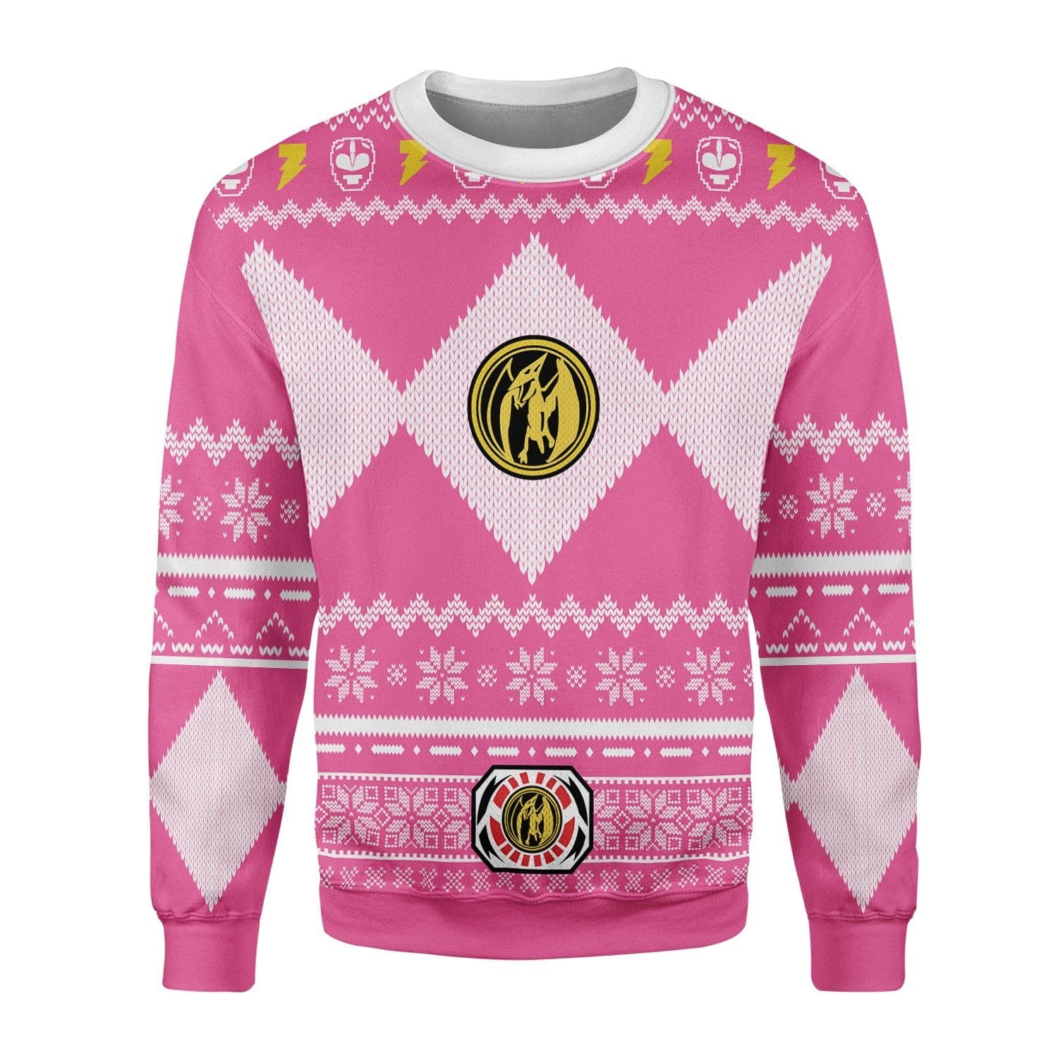 Gearhomies 3D Sweatshirt Pink MightyApparel