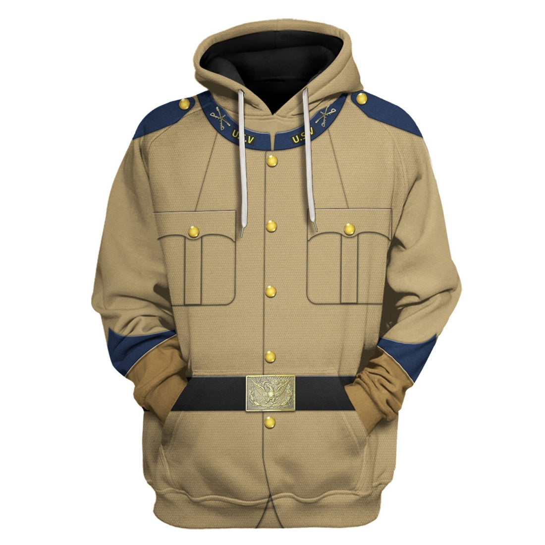 Theodore Roosevelt Hoodie / S Qm485