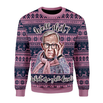 Customspig Christmas Sweater Well Shit 3D Apparel