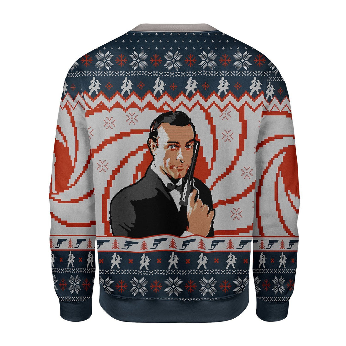 Customspig Christmas Sweater Sean Connery 3D Apparel