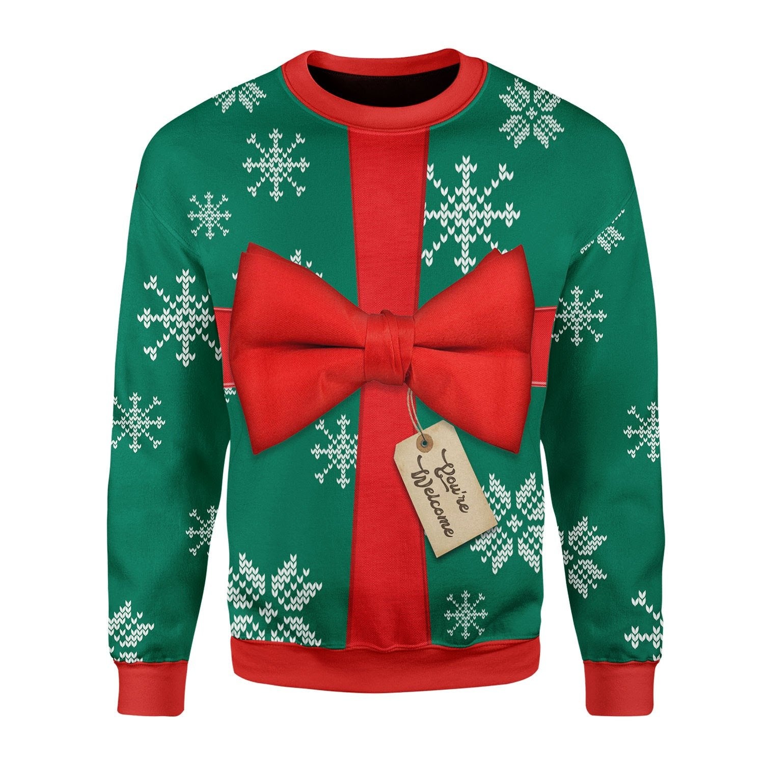 Customspig Christmas Sweater Present 3D Apparel