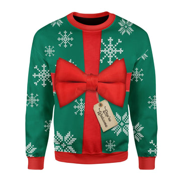 Customspig Christmas Sweater Present 3D Apparel