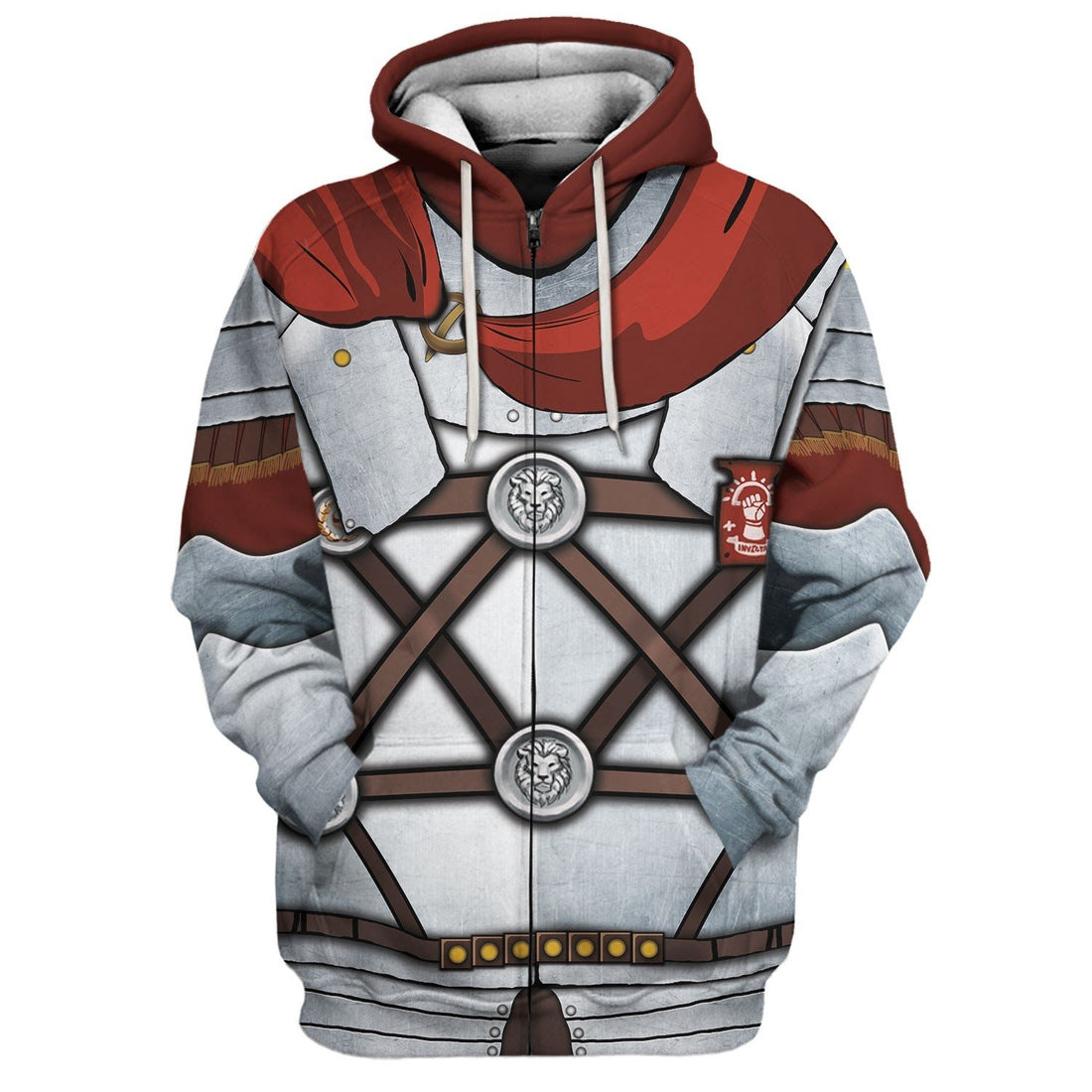 Roman Centurion Costume Fleece Hoodie / S Qm497