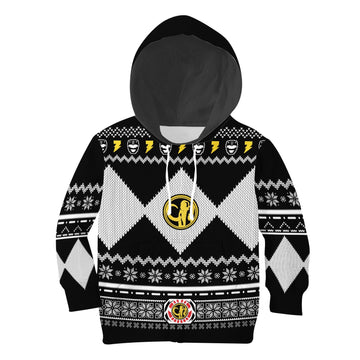 Gearhomies Unisex Kid Tops Pullover Sweatshirt Black Mighty3D Apparel