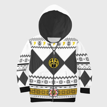Gearhomies Kid Zip Hoodie Kid White Mighty