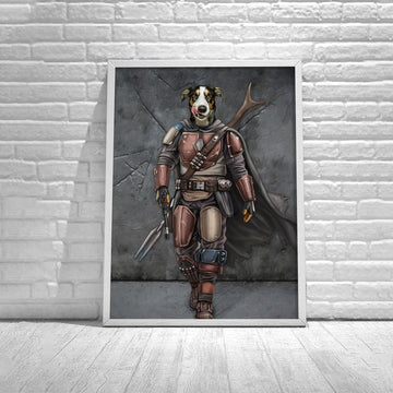 Personalised Pet Poster - The Bounty Hunter