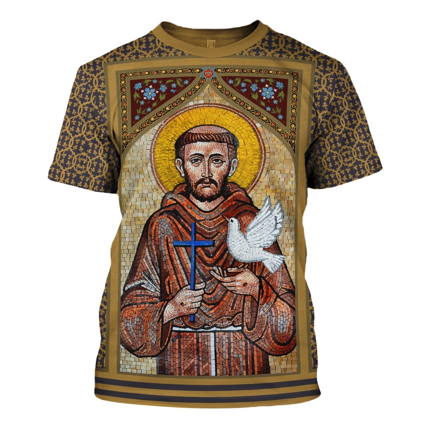 Customspig Tops Pullover Sweatshirt St.Francis of Assisi 3D Apparel