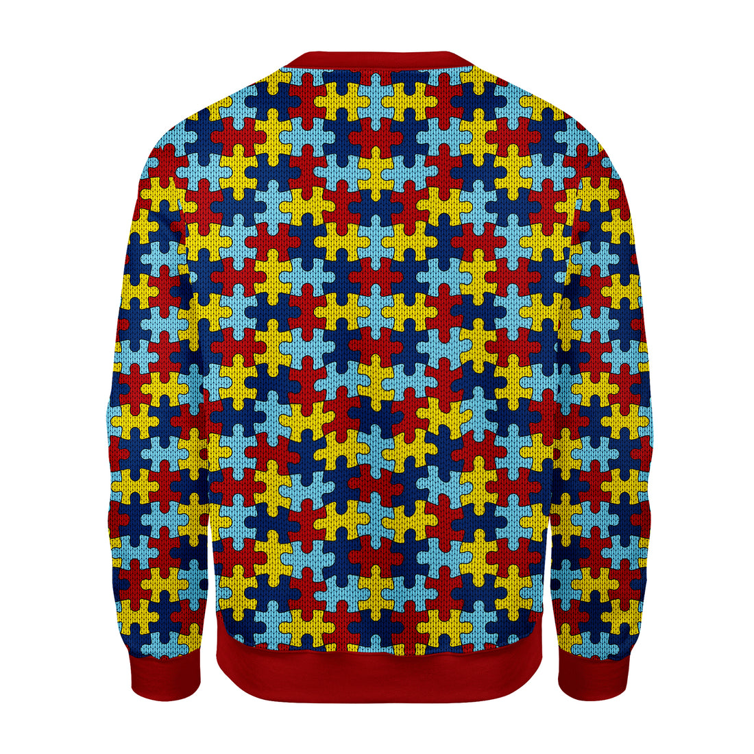 Customspig Christmas Sweater Autism 3D Apparel