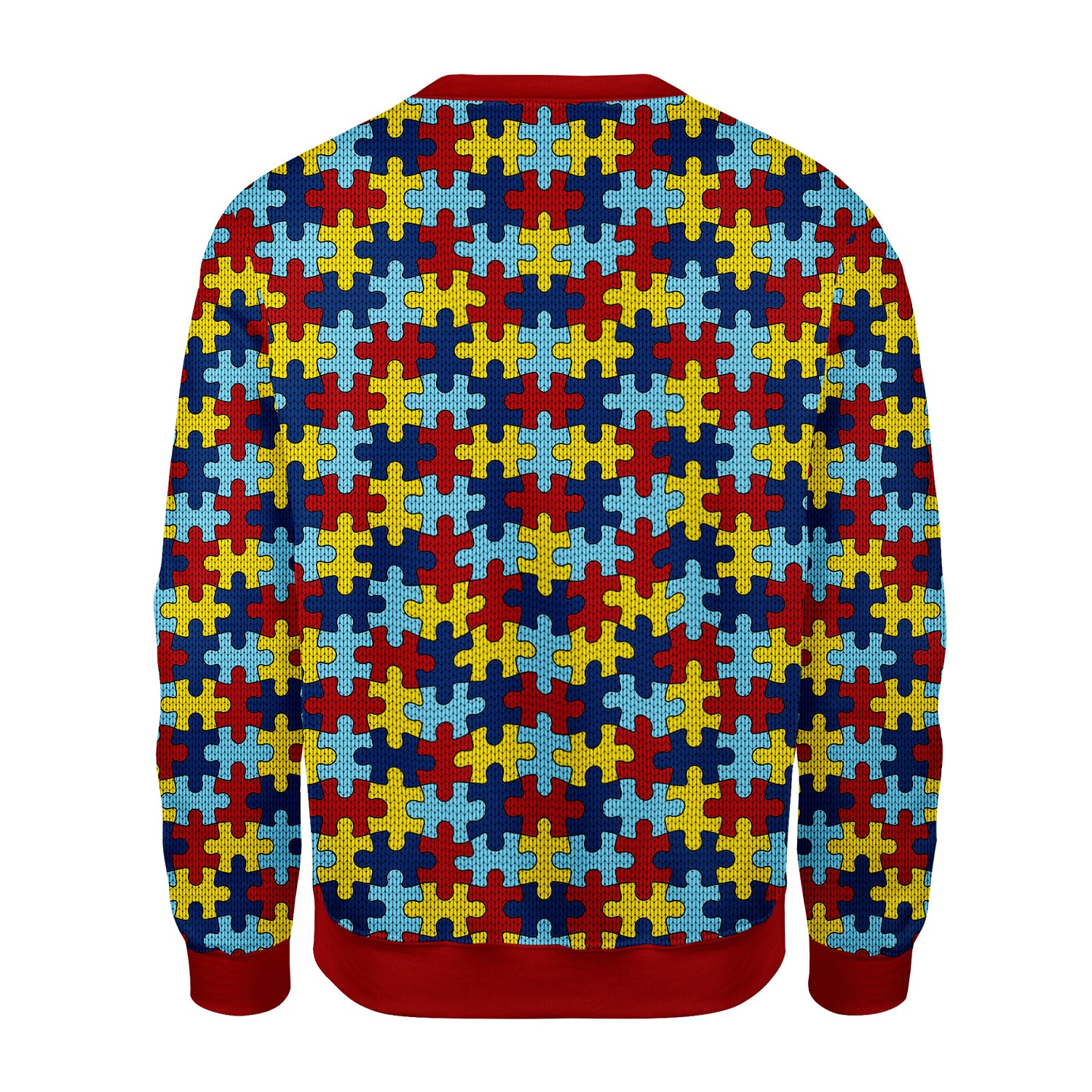 Customspig Christmas Sweater Autism 3D Apparel