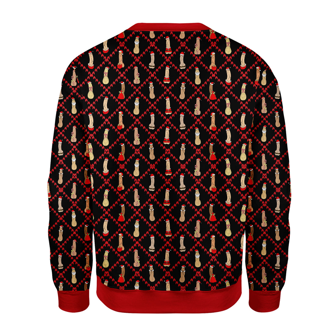 Customspig Christmas Sweater Big Dicks Santa 3D Apparel