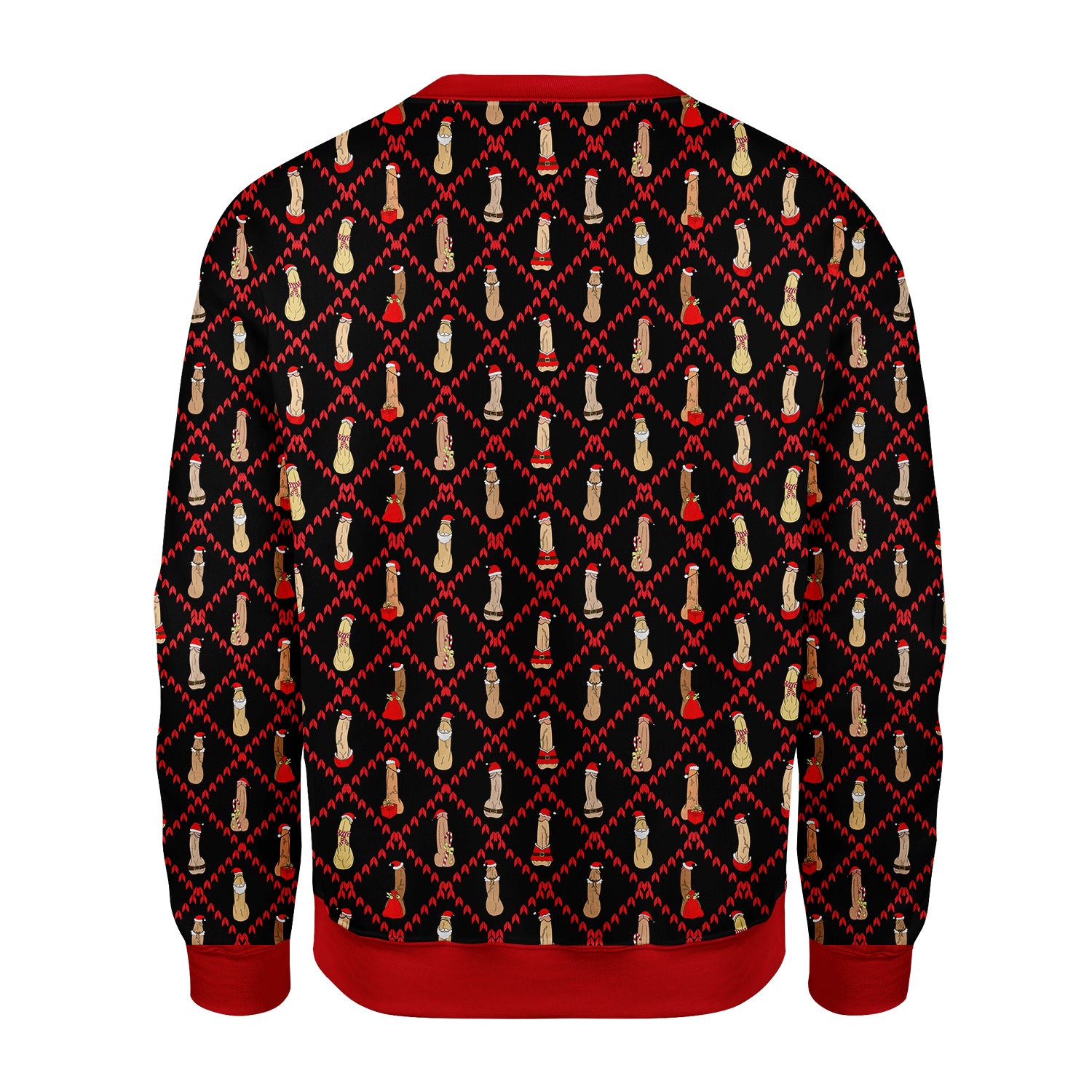 Customspig Christmas Sweater Big Dicks Santa 3D Apparel