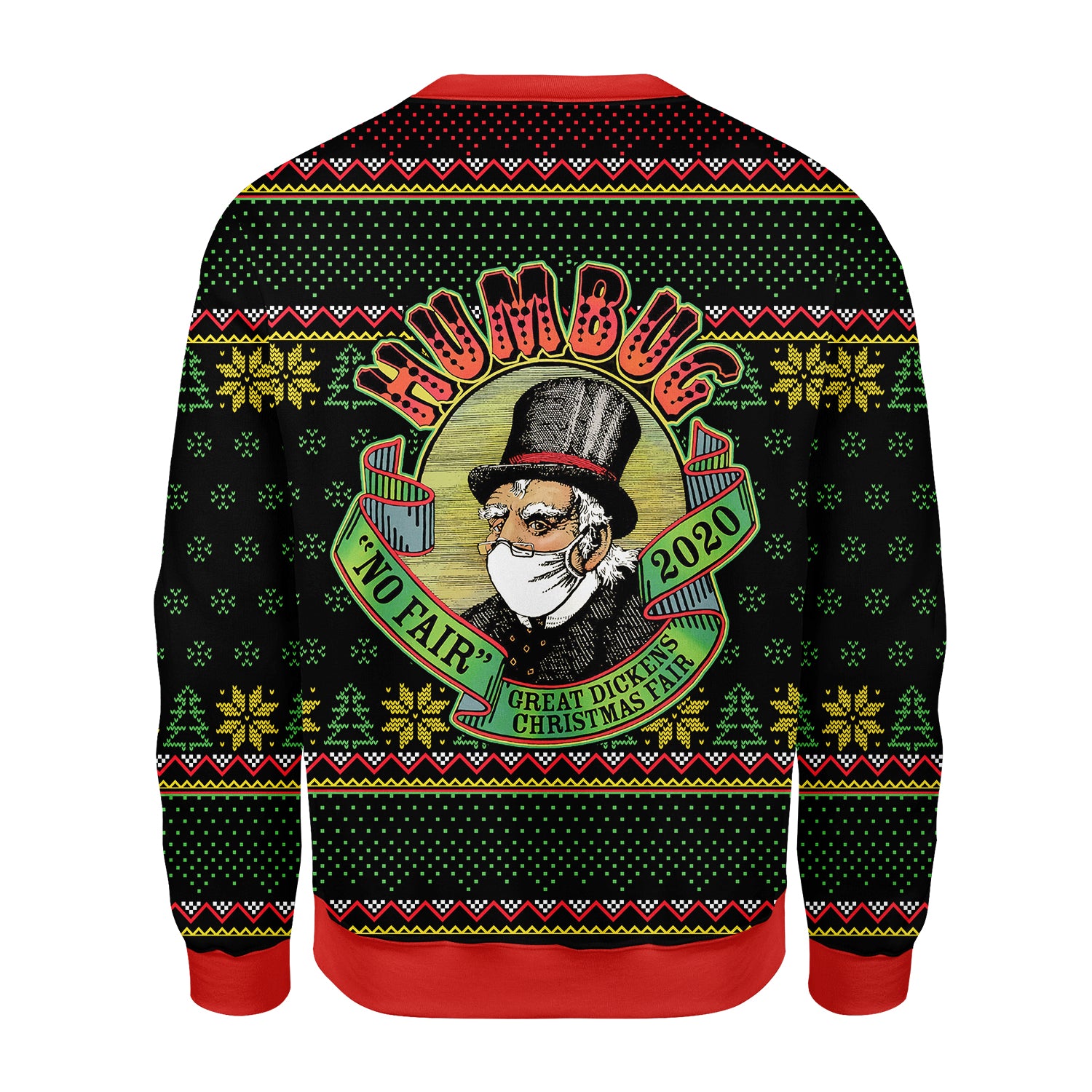Customspig Christmas Sweater Humbug No Fair 2020 3D Apparel